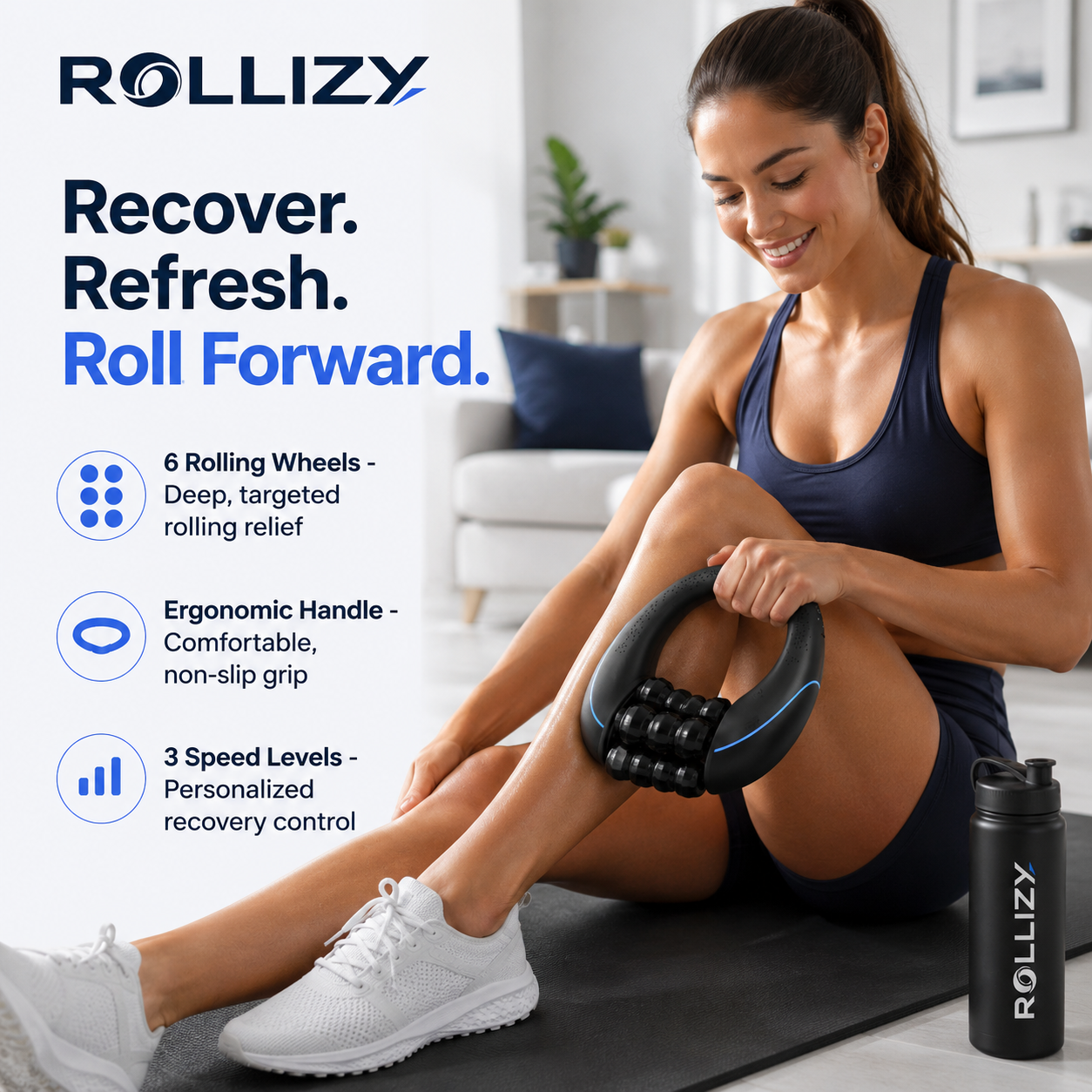 Rollizy™ Electric Rolling Muscle Massager