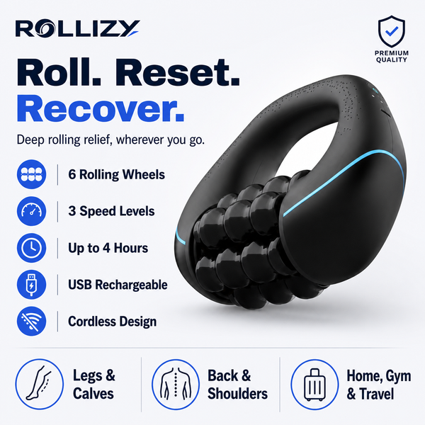 Rollizy™ Electric Rolling Muscle Massager