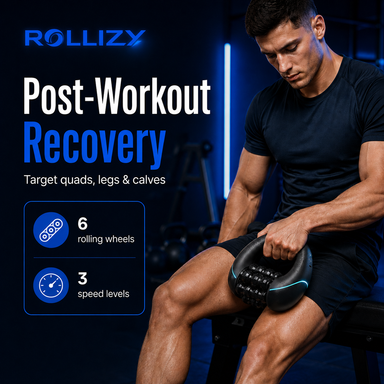 Rollizy™ Electric Rolling Muscle Massager